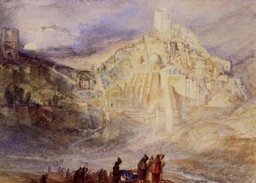 ジョセフ・マロード・ウィリアム・ターナー Painting - サンタ・サベスとブルック・ケドロン・ロマンティック・ターナー